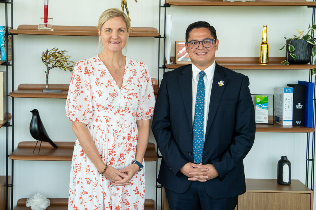 Presidencia de ORDECA se reúne con presidenta de COI